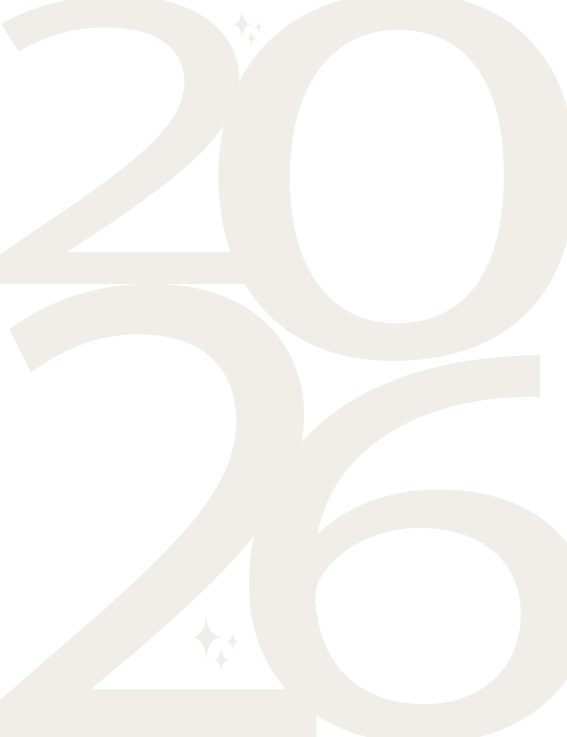 2026 – typografisk plakat