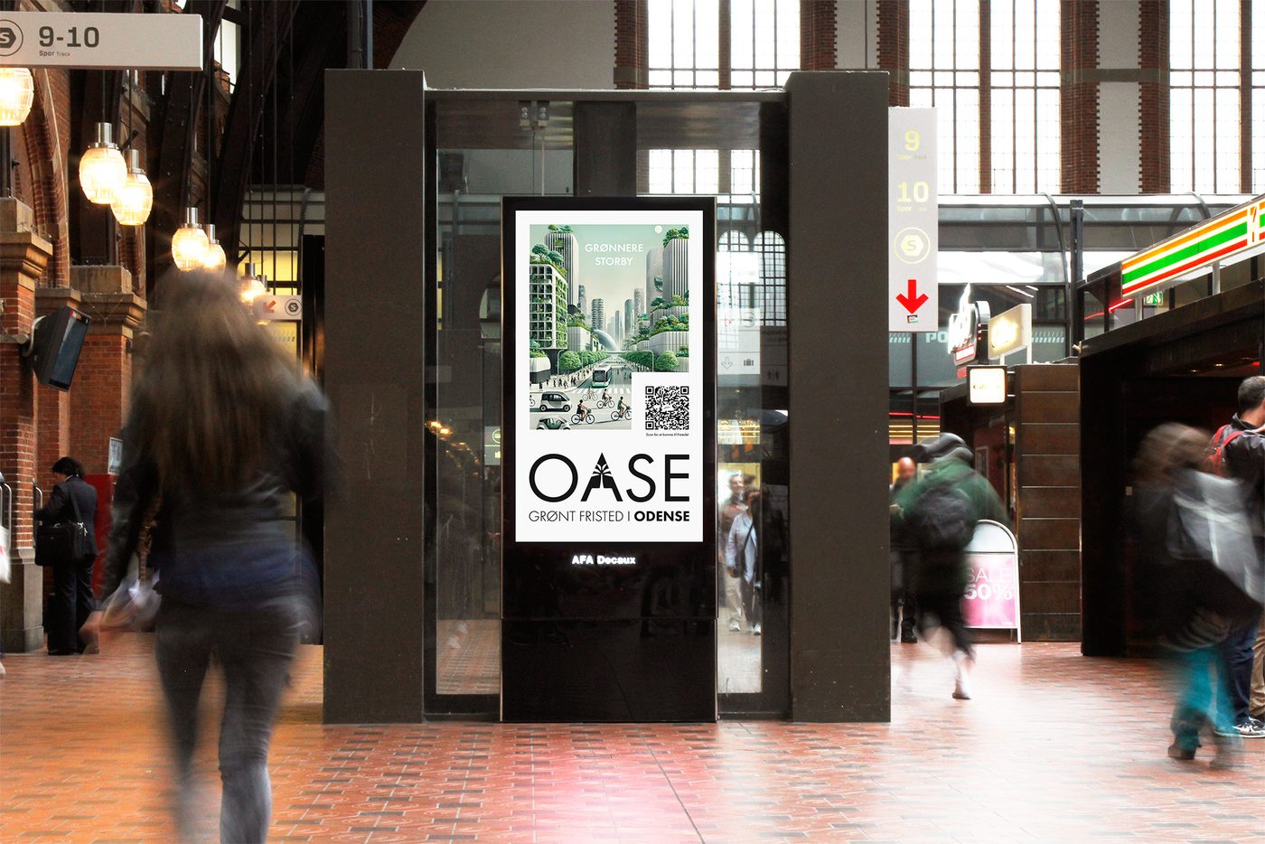 OASE Odense – abribus-plakat